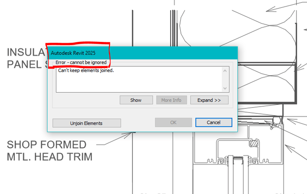 How to resolve Revit "Error - cannot be ignored" errors when Harvesting