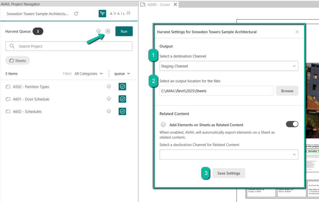AVAIL Harvest for Revit: How to Run Harvest in Revit